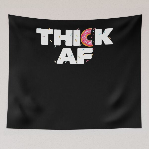 Item preview, Thick AF Funny Donut Fitness Weightlifting designed and sold by ZoraidaLandrua.