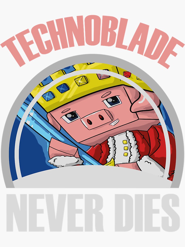 Technoblades Never Dies Video Game Gaming' Sticker