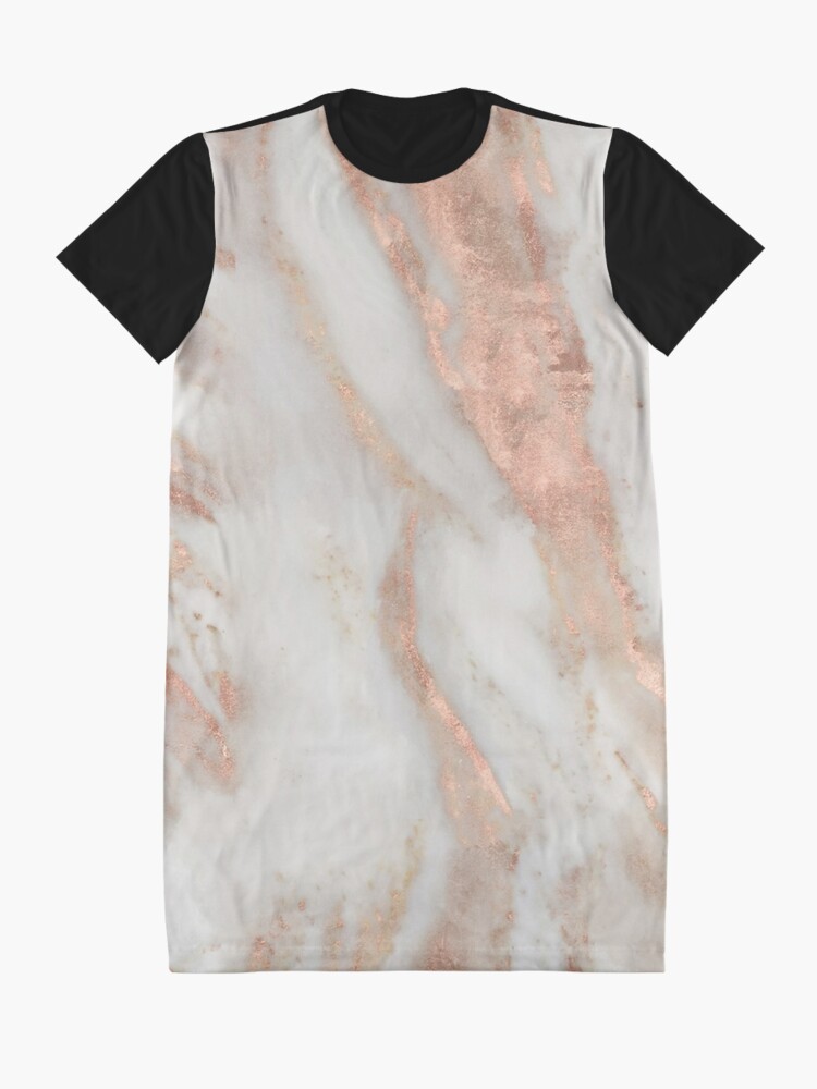Alternate view of Civezza - rose gold marble Graphic T-Shirt Dress