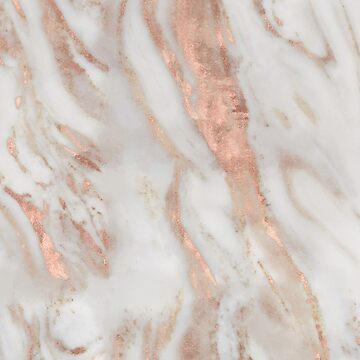 Artwork thumbnail, Civezza - rose gold marble by marbleco
