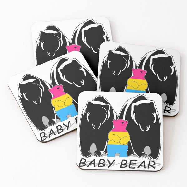 Item preview, Pansexual Pride Baby Bear 1 Mama 1 Papa designed and sold by Bunny Loven.