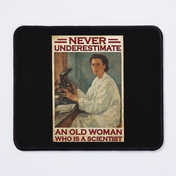 Item preview, Science Never Underestimate An Old Scientist Woman designed and sold by koenhfu06.