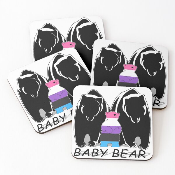 Item preview, Genderfluid Pride Baby Bear 1 Mama 1 Papa designed and sold by Bunny Loven.