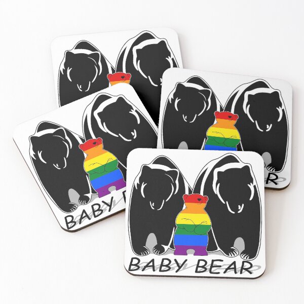 Item preview, Gay Pride Baby Bear 1 Mama 1 Papa designed and sold by Bunny Loven.