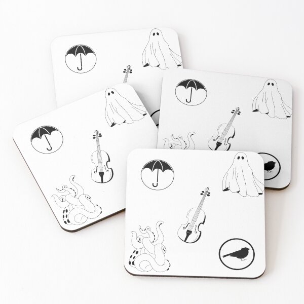 Item preview, The Umbrella Academy symbols designed and sold by Niki does art.