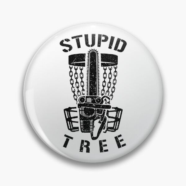 Artikelvorschau, Dummer Baum-Disc-Golf-Spieler. Lustiger Kettensägen-Korb-Golfer entworfen und verkauft von GrandeDuc.