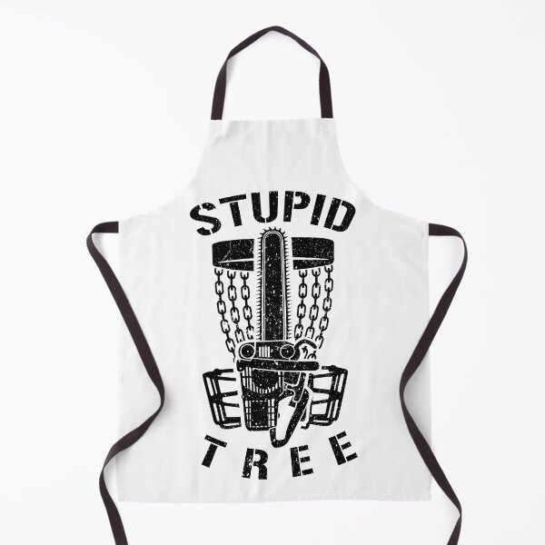 Item preview, Stupid Tree Disc Golf Player Funny Chainsaw Basket Golfer designed and sold by GrandeDuc.