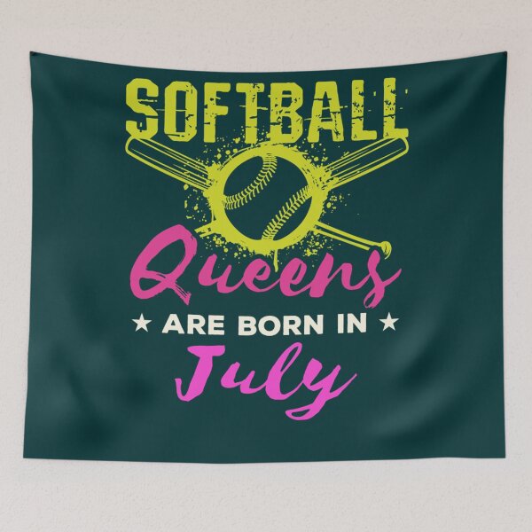 Item preview, Softball Birthday Women Girls Born in July   designed and sold by CindyClarkFD.