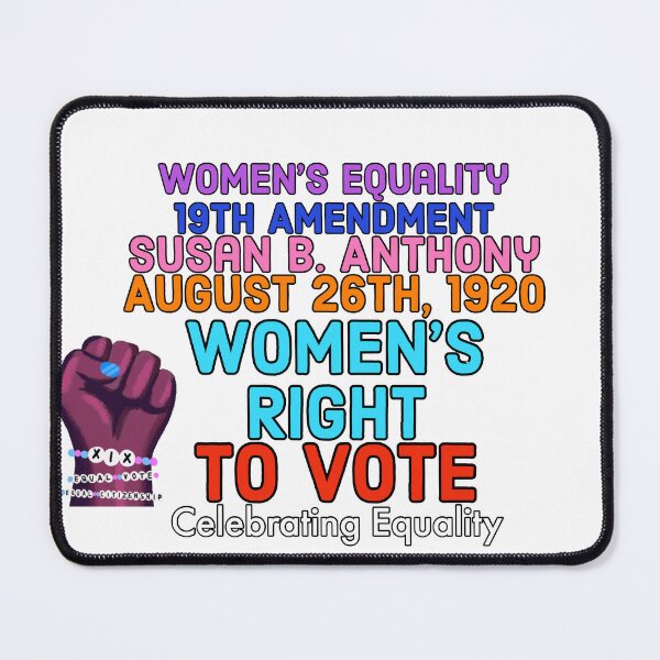 Item preview, Women's Equality Day Right to Vote Susan B. Anthony T-Shirt designed and sold by ShinobiWardrobe.