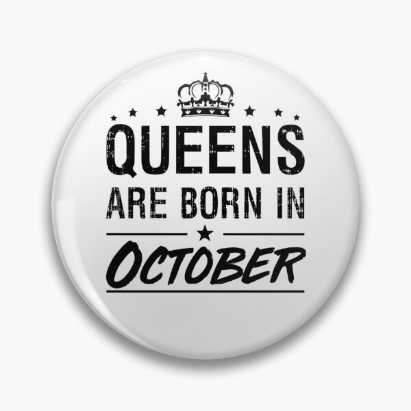 Item preview, Queens Are Born In OctoberBirthday Gift Fitted  designed and sold by CindyClarkFD.