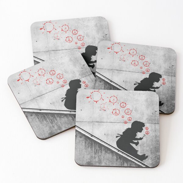 Item preview, Bursting Peace - Bubble Girl Banksy designed and sold by WE-ARE-BANKSY.