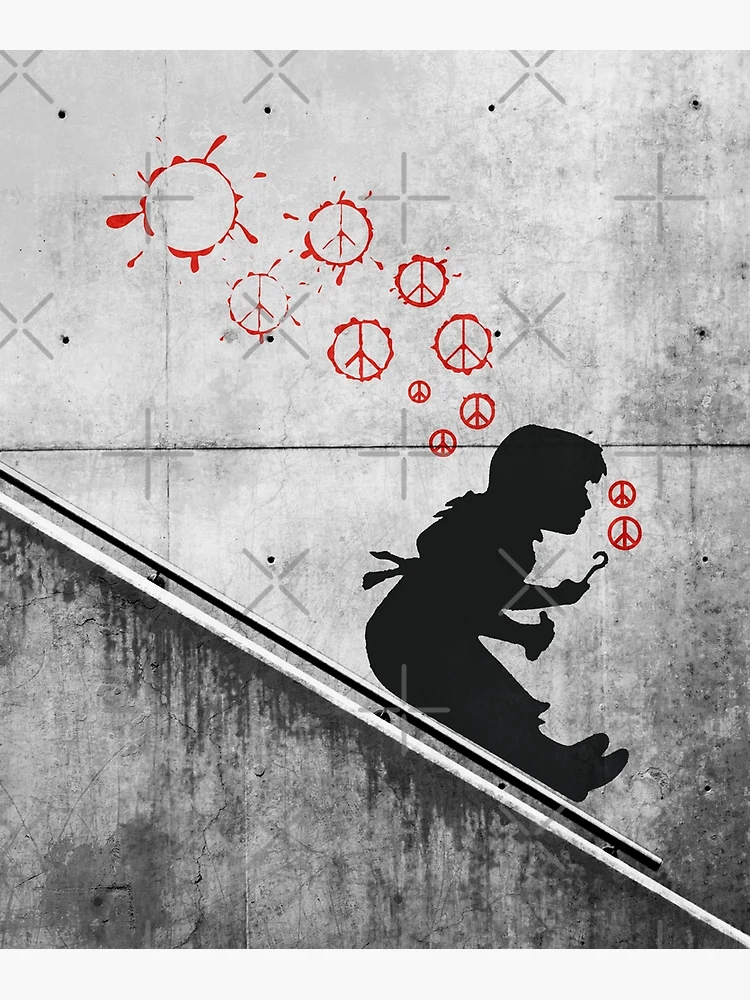 Banksy バンクシー 「Bubble Girl」シリアル サイン 書類付き Banksy バンクシー 「Bubble Girl」シリアル サイン 書類付き