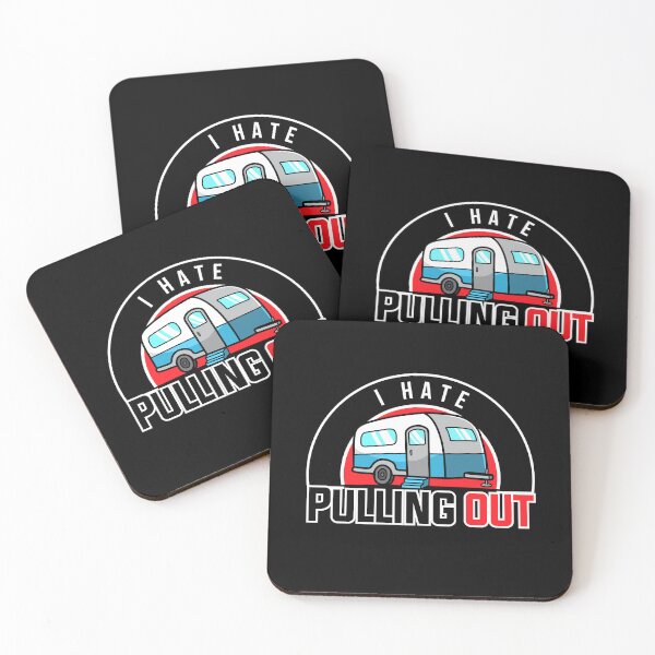 Item preview, I Hate Pulling Out - Funny Camping Quote Rv Lover Nature Camper Adventure Vintage trailer designed and sold by The Patootoos.