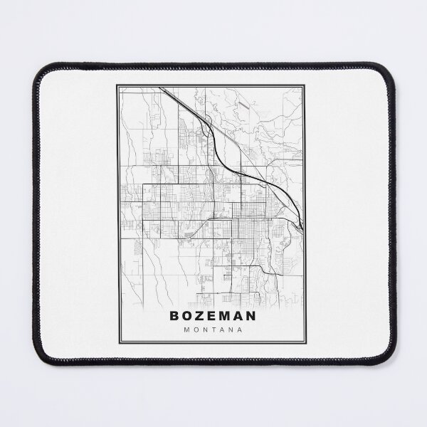 Item preview, Bozeman Map designed and sold by Tamas Das.