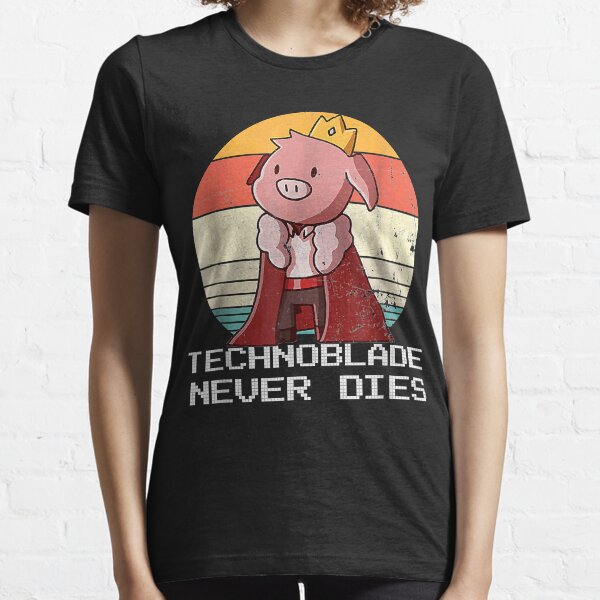 Classic Style TShirt for Girl Technoblade Never Dies r Pig