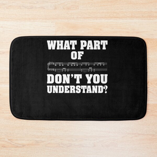 Item preview, What Part Of Don't You Understand _ Funny Music Note designed and sold by ZoraidaLandrua.