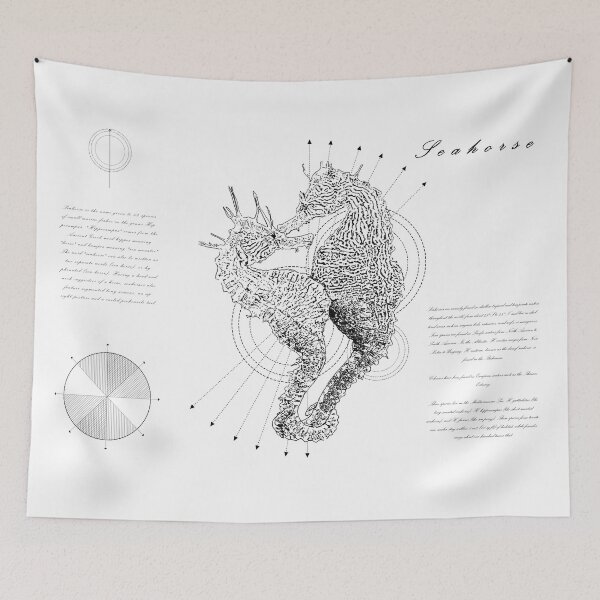 Item preview, Geomerty of a Seahorse designed and sold by Apatche Revealed.