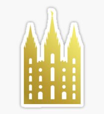 Salt Lake Temple Silhouette Sticker