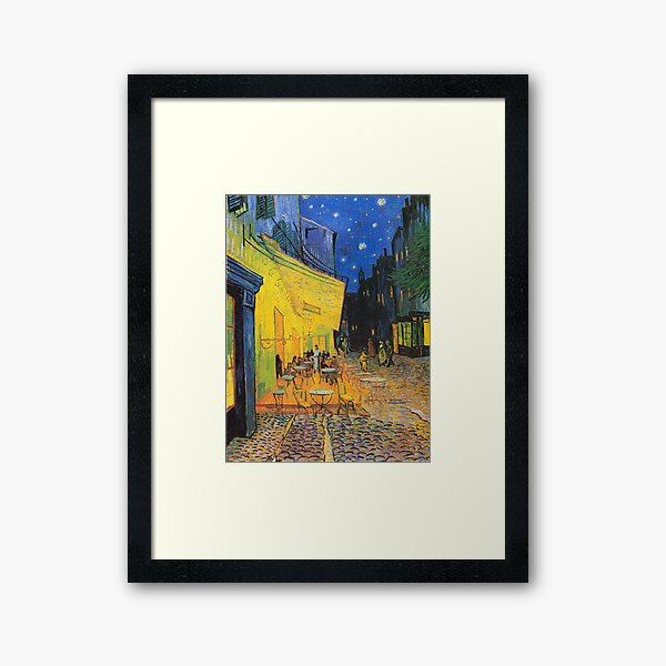 Van Gogh - Café Terrace at Night Poster - Café in city 