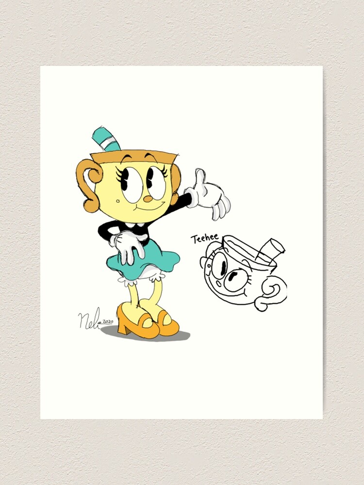 Cuphead Clipart Main Character in Cupheadshow (Instant Download) 