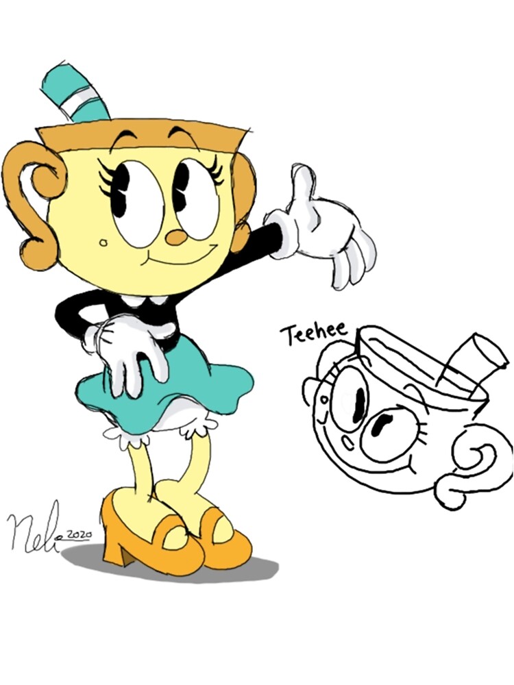 Cuphead Clipart Main Character in Cupheadshow (Instant Download