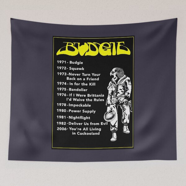 Item preview, Mens My Favorite Rock Budgie Band Art designed and sold by AugusteTurpin.