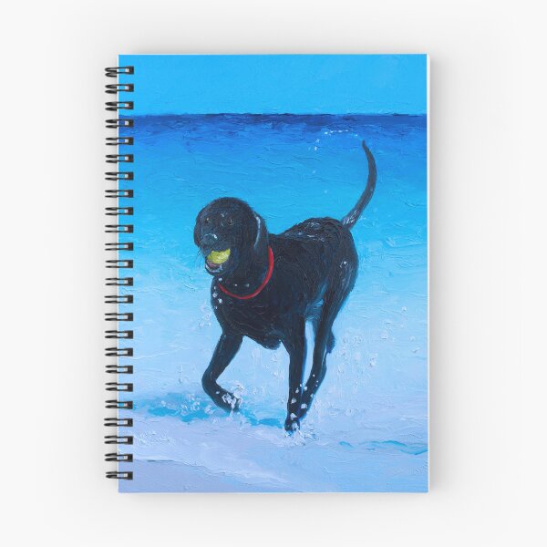 Item preview, Black Labrador with red collar designed and sold by MatsonArtDesign.