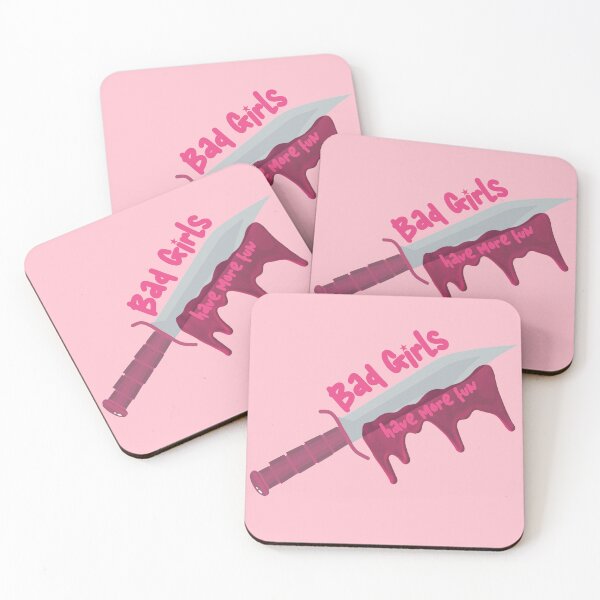 Item preview, BAD GIRLS HAVE MORE FUN Pink Blade designed and sold by everything4eva.