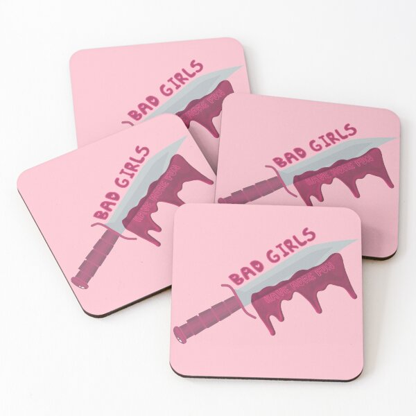 Item preview, BAD GIRLS HAVE MORE FUN Pink Blade designed and sold by everything4eva.
