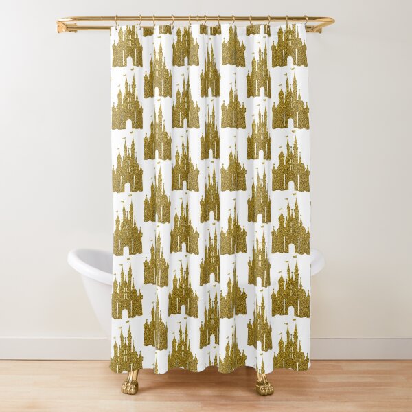 Gold Shower Curtain