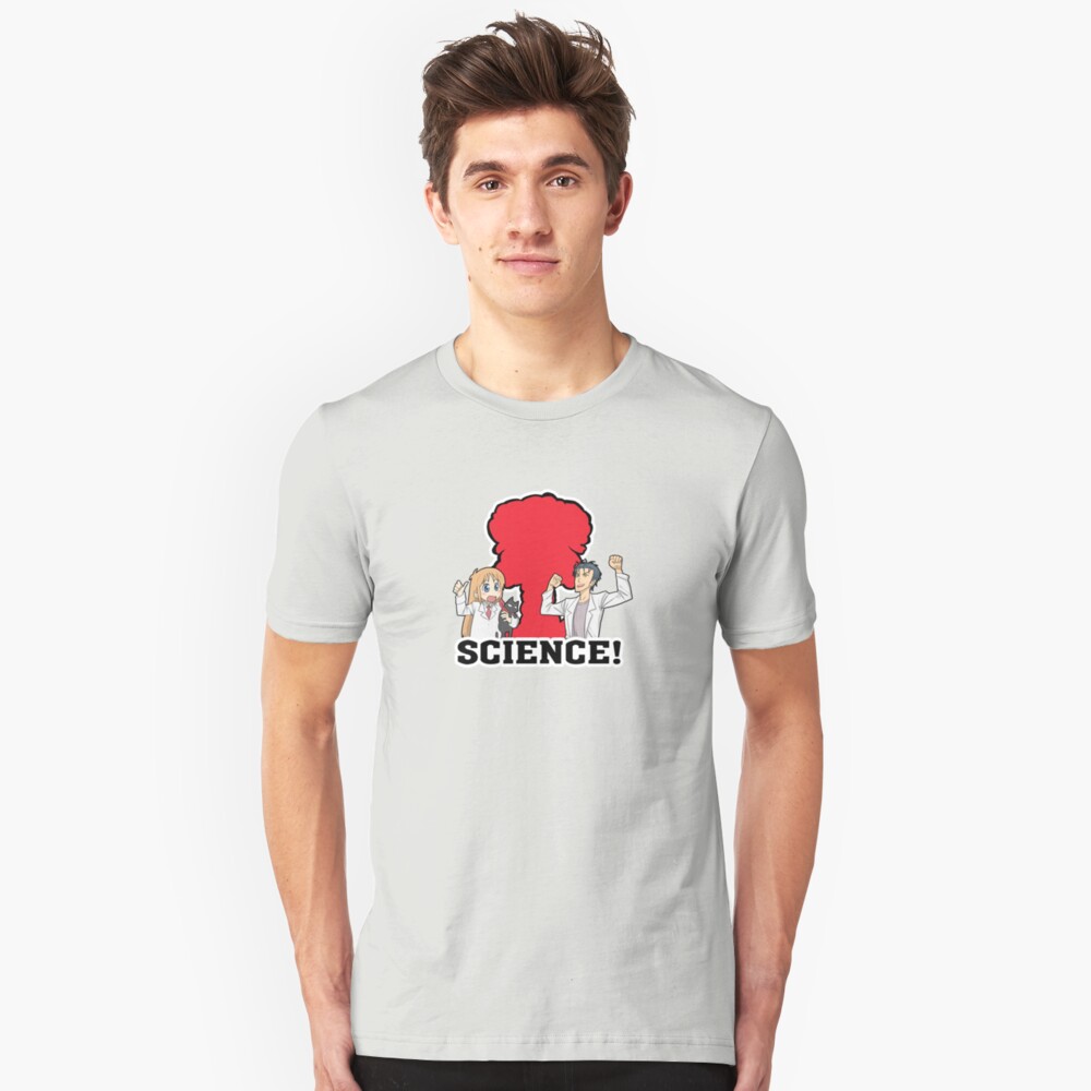 Okabe and Hakase Science Inspired Shirt Slim Fit T-Shirt
