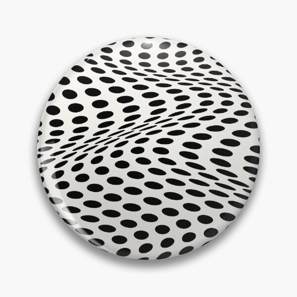 Item preview, Wavy Dots - Black & White designed and sold by SilverPegasus.