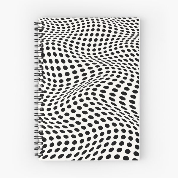 Item preview, Wavy Dots - Black & White designed and sold by SilverPegasus.