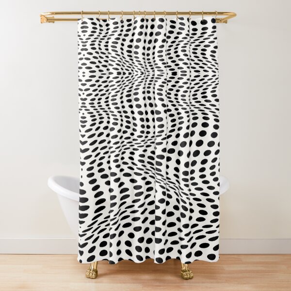 Item preview, Wavy Dots - Black & White designed and sold by SilverPegasus.