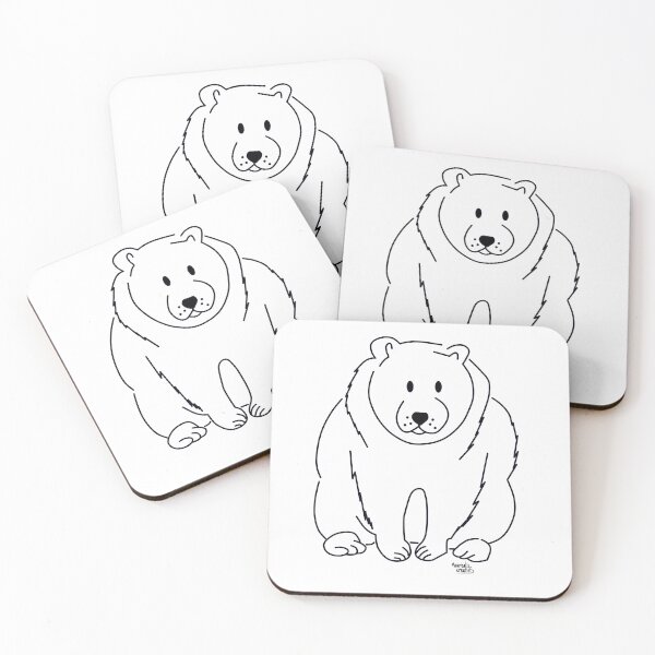 Item preview, nordic art - Ice bear designed and sold by Aurealis Creatief.