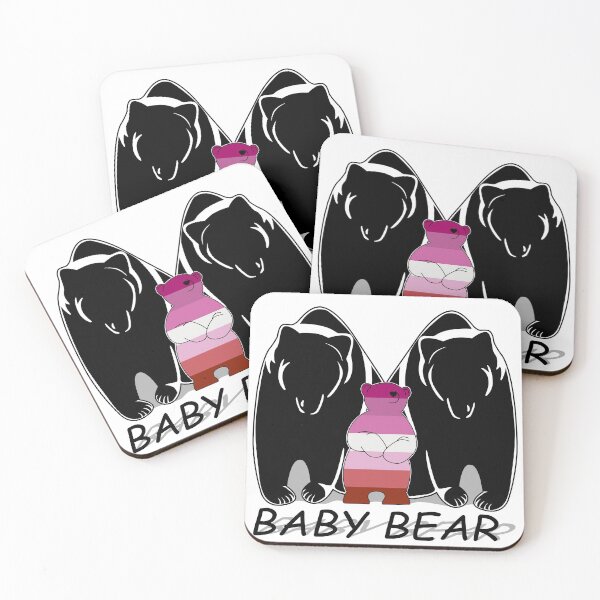 Item preview, Lesbian Pride Baby Bear 2 Mamas designed and sold by Bunny Loven.