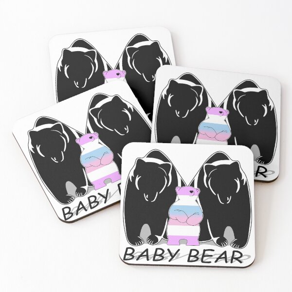Item preview, Intersex Pride Baby Bear 2 Mamas designed and sold by Bunny Loven.