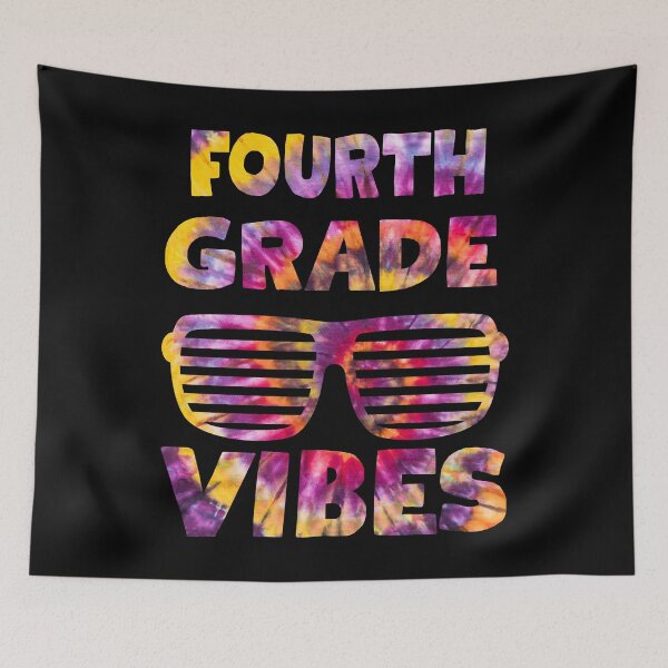 Item preview, Tie Dye Fourth Grade Vibes Teacher Student Back To School designed and sold by PansyBoyd.