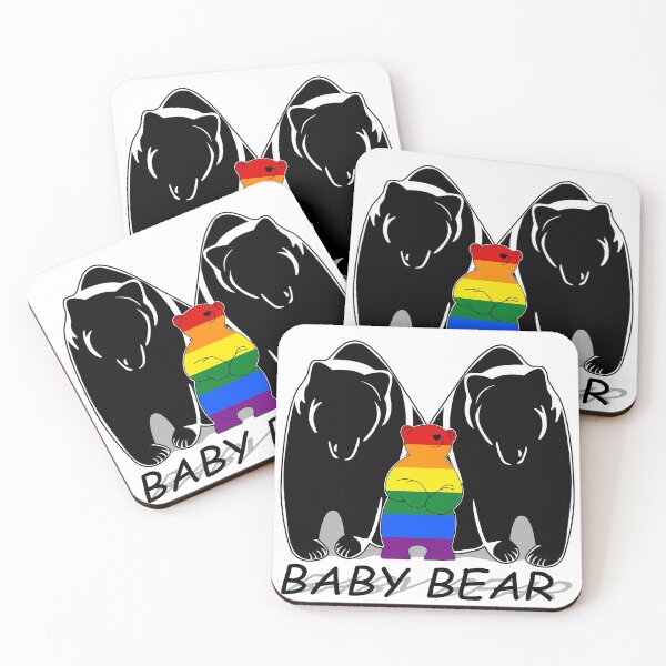 Item preview, Gay Pride Baby Bear 2 Mamas designed and sold by Bunny Loven.
