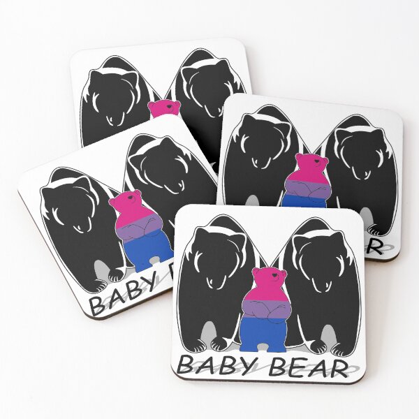 Item preview, Bisexual Pride Baby Bear 2 Mamas designed and sold by Bunny Loven.