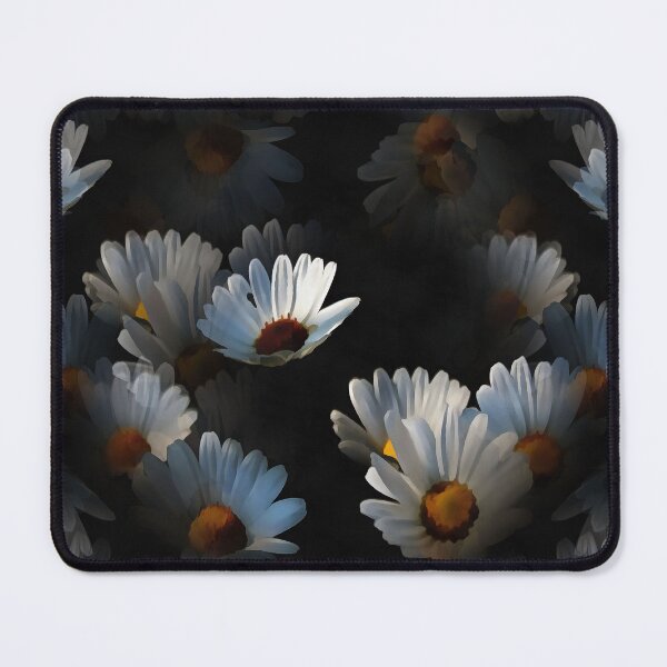 Item preview, A Plethora Of Floating Daisies Isolated On Black designed and sold by taiche.