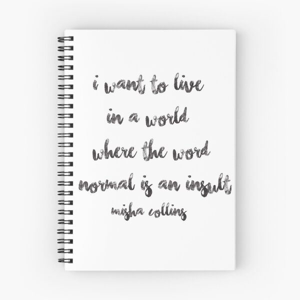 Item preview, Misha Collins Quote designed and sold by cheaney11.