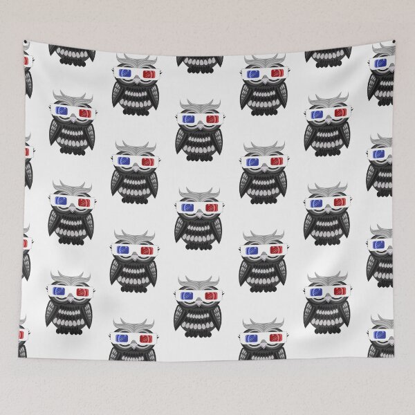 Item preview, Owl - 3D Glasses - White designed and sold by Adamzworld.