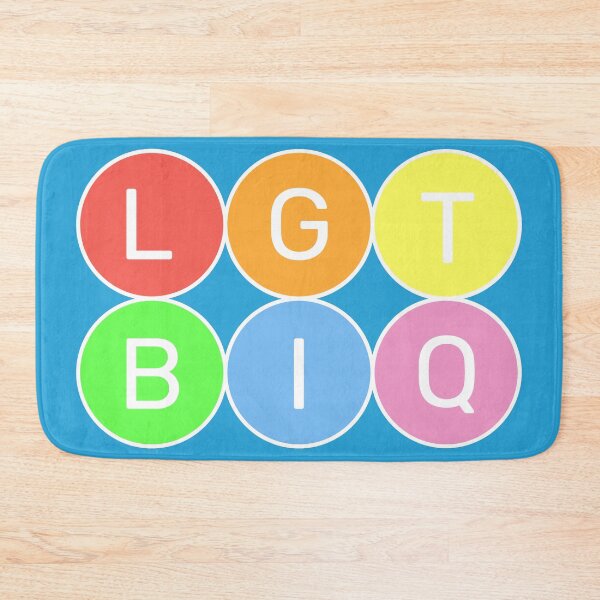 Item preview, LGTBIQ - Pastel colors rainbow 3x2 Circles designed and sold by RainbowWordLand.