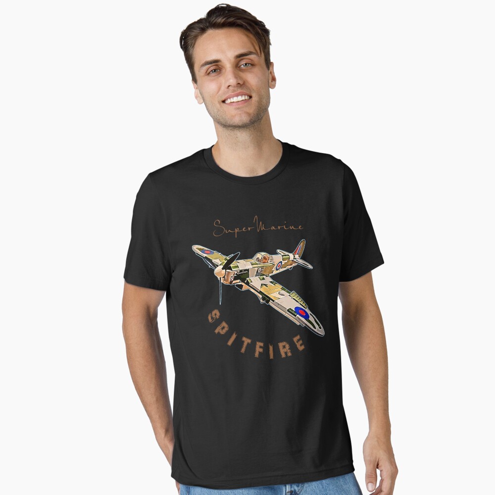 Vista previa del artículo con la obra «Camiseta esencial», diseñado y vendido por Aerolovers.
