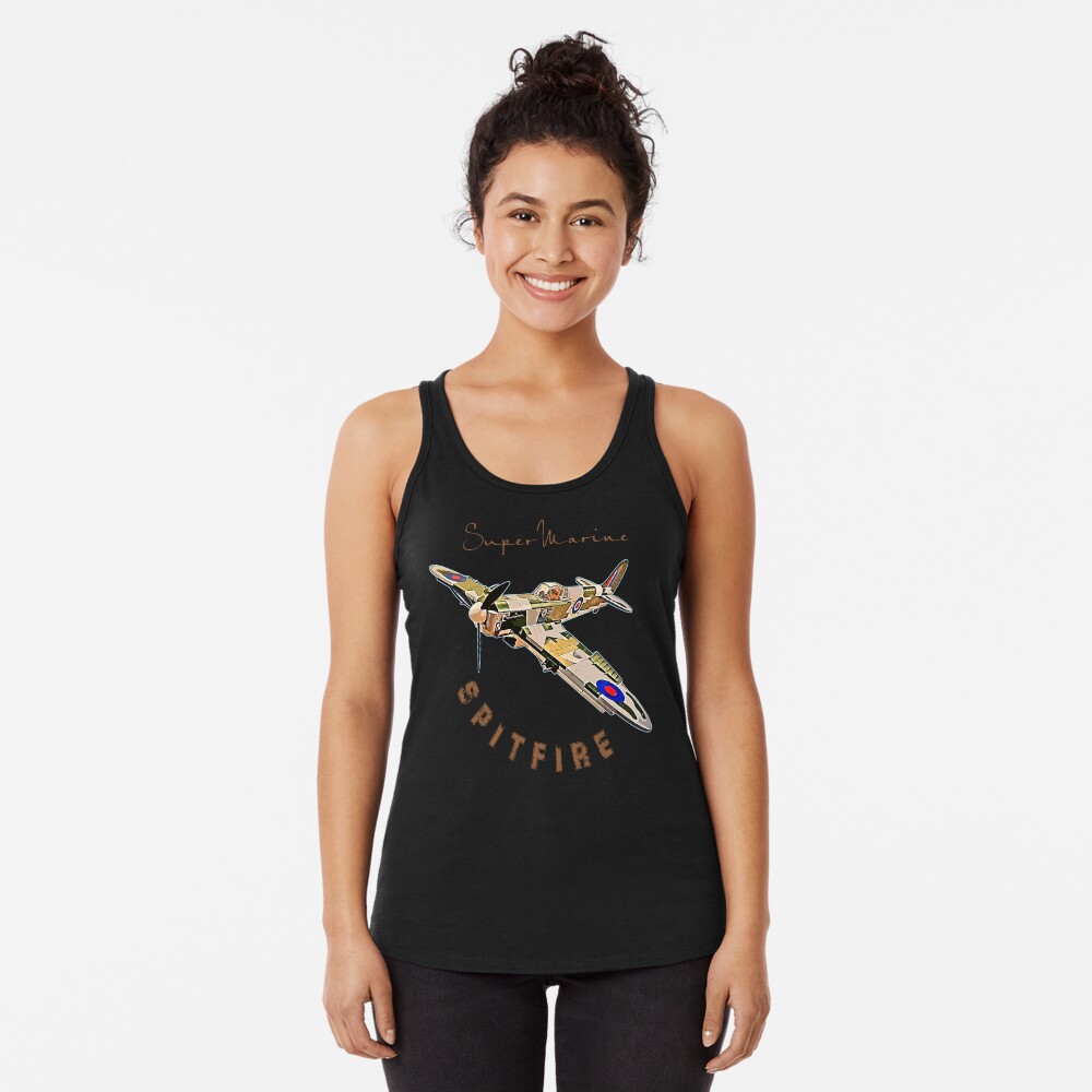 Vista previa del artículo con la obra «Camiseta con espalda nadadora», diseñado y vendido por Aerolovers.