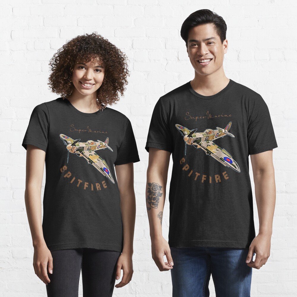 Vista previa del artículo con la obra «Camiseta esencial», diseñado y vendido por Aerolovers.