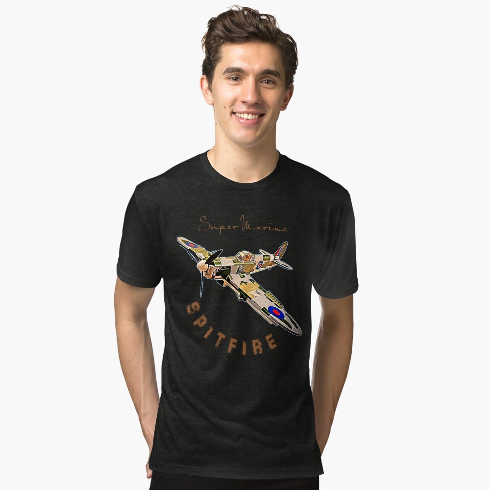 Vista previa del artículo con la obra «Camiseta de tejido mixto», diseñado y vendido por Aerolovers.