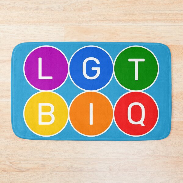 Item preview, LGTBIQ - Basic colors rainbow 3x2 Circles -Violet to red designed and sold by RainbowWordLand.