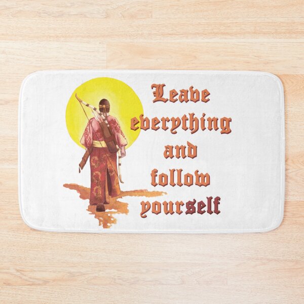 Item preview, Samurai (English version) - "Leave everything and follow yourself" designed and sold by WanderingGraha.